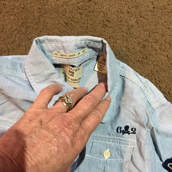 Boys button down by scotch shrunk size 10 - Picture 3 of 4